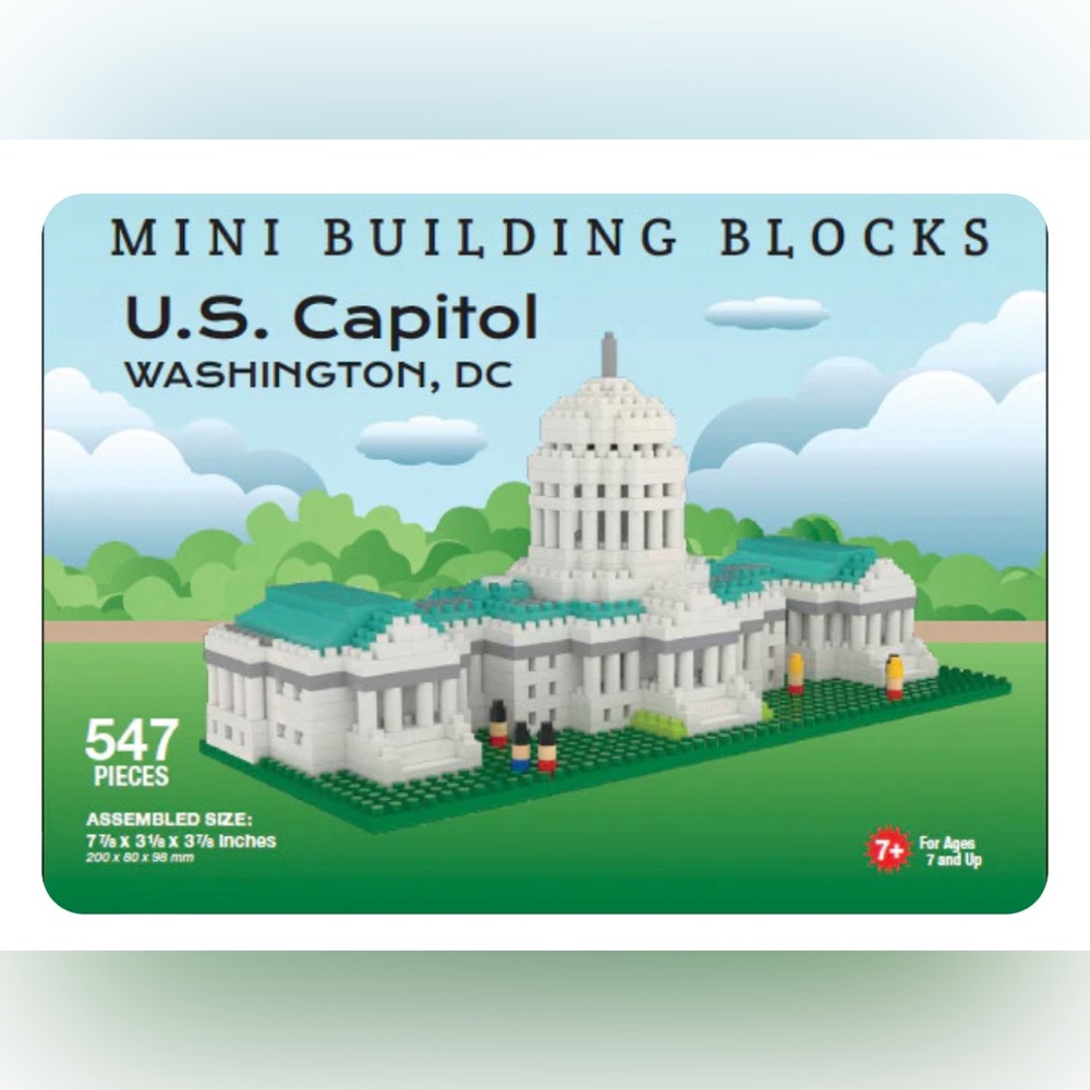 US Capitol Mini Building Blocks